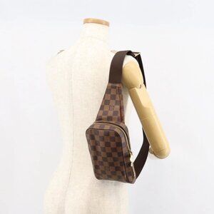 LOUIS VUITTON Damier Ebene Geronimos Shoulder Bag N51994 LV Auth 136720